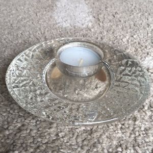 Orrefors crystal tea light